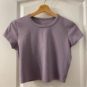 Uniqlo Lavender Women's Crop Top